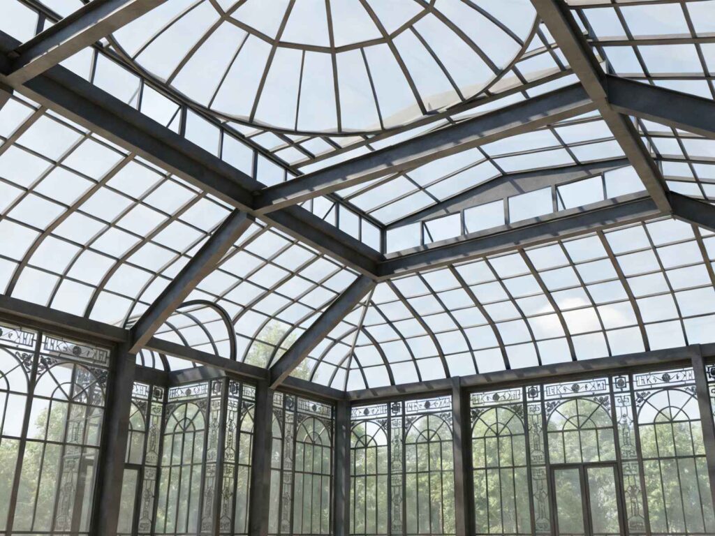 Steel Structure Glass Conservatory Ysgh 211 | I Beam Frame